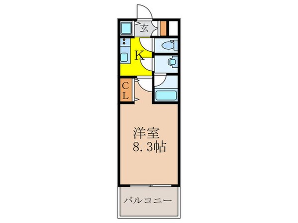 スプランディッド新大阪Ⅲの物件間取画像